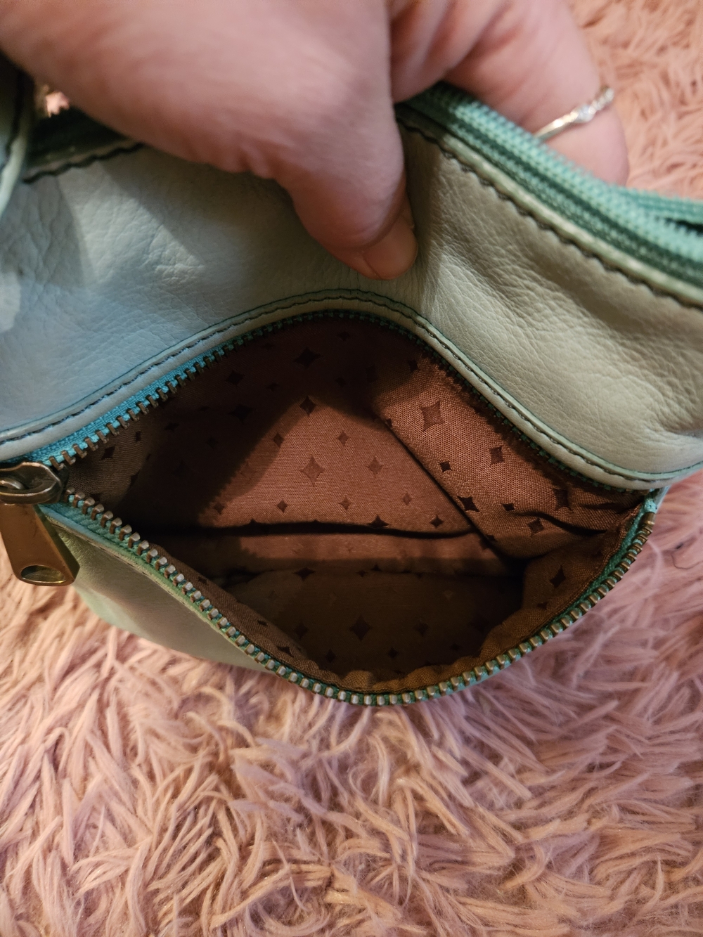 Fossil✨️Mini Explorer Crossbody - Turquoise - Picture 5 of 9